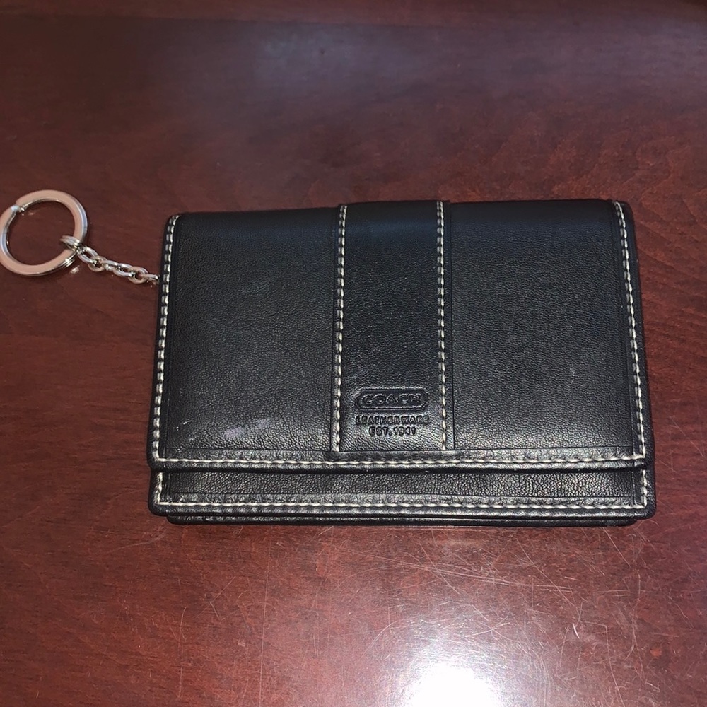 Black Coach Wallet